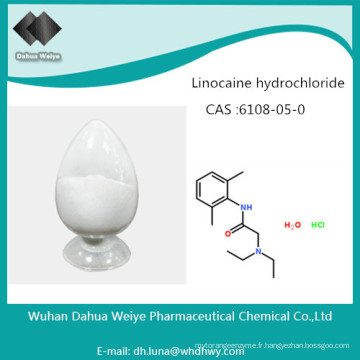 Lidocaïne CAS: 137-58-6 Haute pureté 99% Anesthésique local Lidocaïne